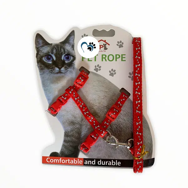 Arnés para Gato Pequeño - Rojo