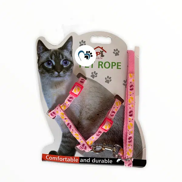 Arnés para Gato Pequeño - Rosado