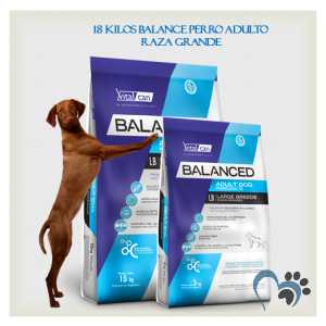 Pack vitalcan balanced perro adulto raza grande 15 kg + 3 kg